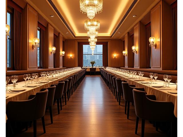 Salle principale du restaurant Fleuronne Gastronomie